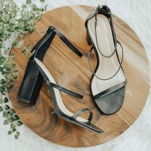 Qupid Runway Ankle Strap Shoes